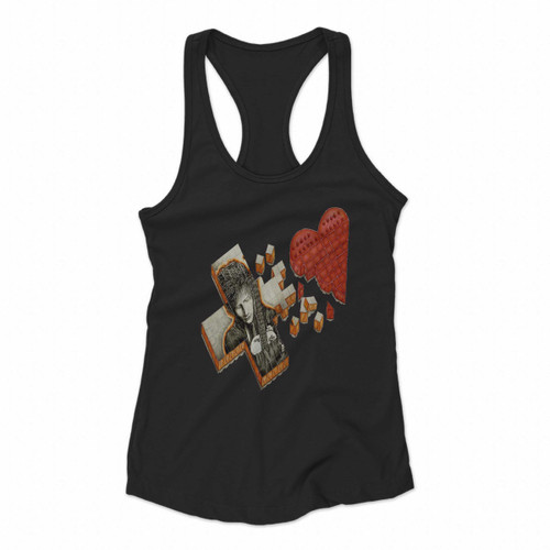Ed Sheeran Heart Logo Women Racerback Tank Tops