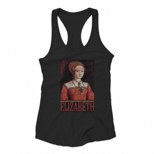 Elizabeth Queen Of England Women Racerback Tank Tops