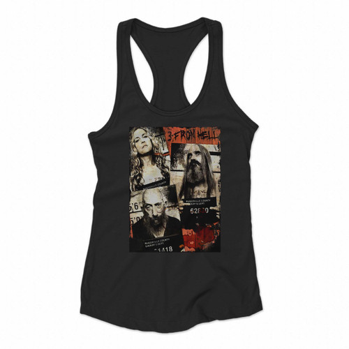 From Hell Movie Horror Captain Spaulding Rob Zombie Vintage One Women Racerback Tank Tops