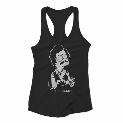 Funny Pablo Escobar Narcos Mafia Gang Women Racerback Tank Tops