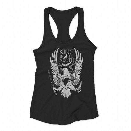 Game Of Thrones King In The North Women Racerback Tank Tops