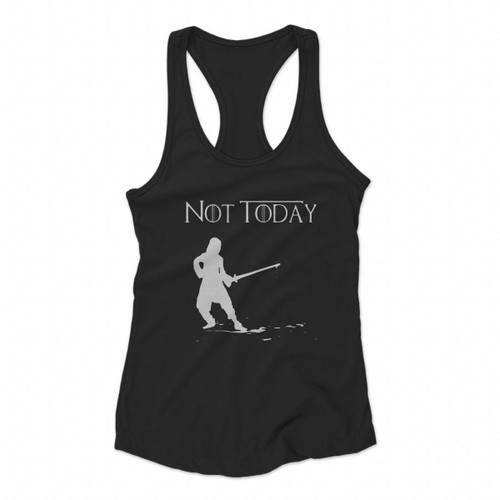 Game Thrones Arya Stark Kill Not Today Women Racerback Tank Tops