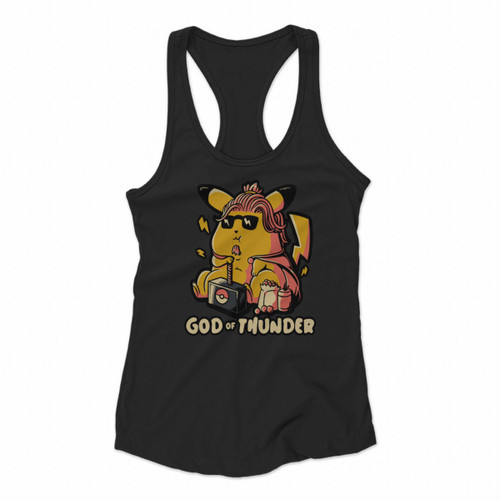 God Of Thunder Women Racerback Tank Tops