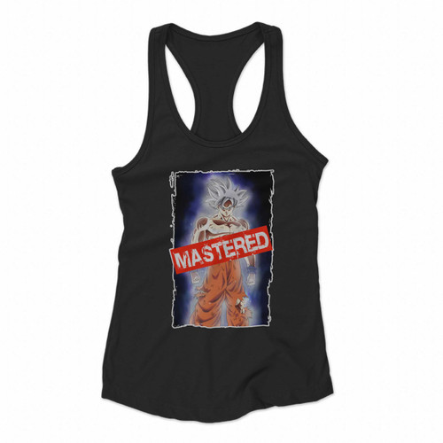 Goku Mastered Ultra Instinct Women Racerback Tank Tops