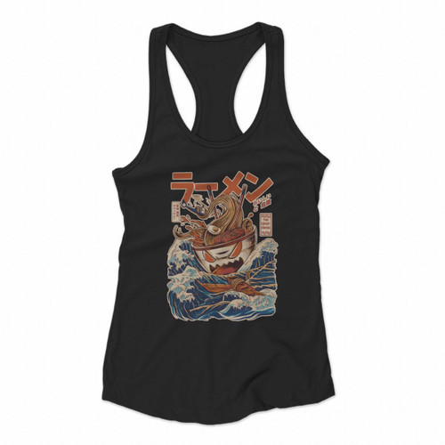 Great Ramen Off Kanagawa Women Racerback Tank Tops