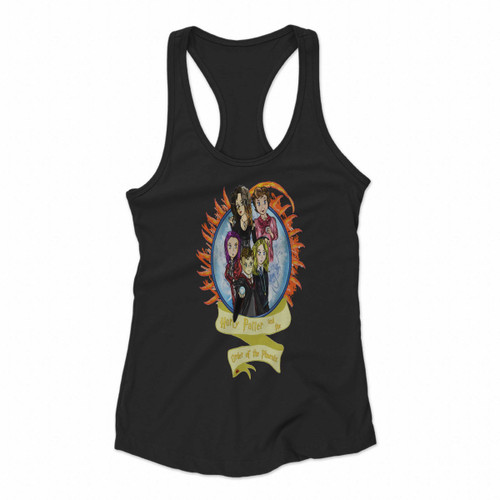 Harry Potter And Order Of The Phoenix Women Racerback Tank Tops