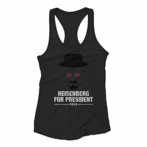 Heisenberg For President Women Racerback Tank Tops