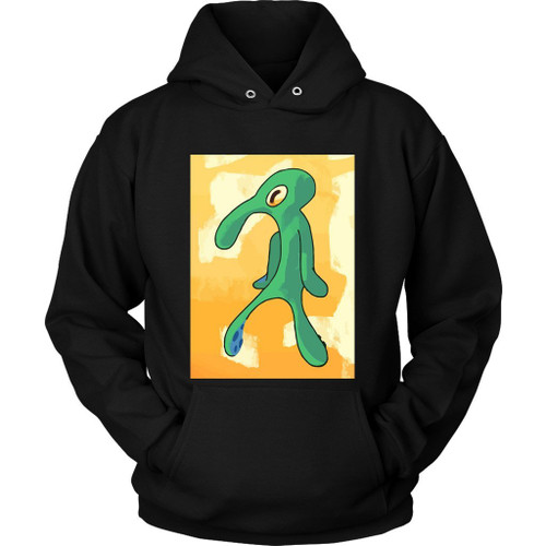 Artist Unknown Painting Replica Funny Squidward Unisex Hoodie