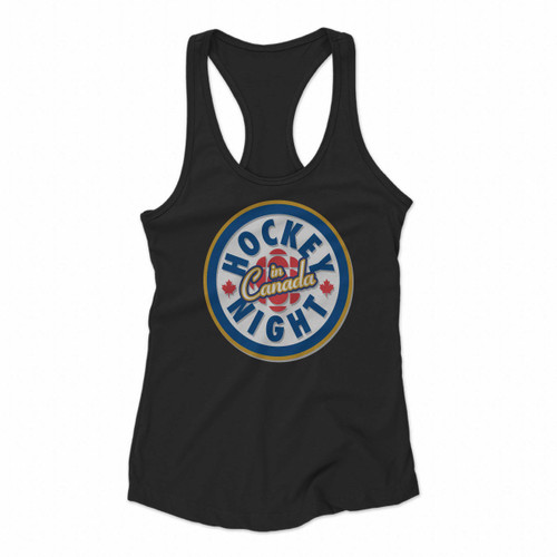 Hockey Night In Canada Women Racerback Tank Tops