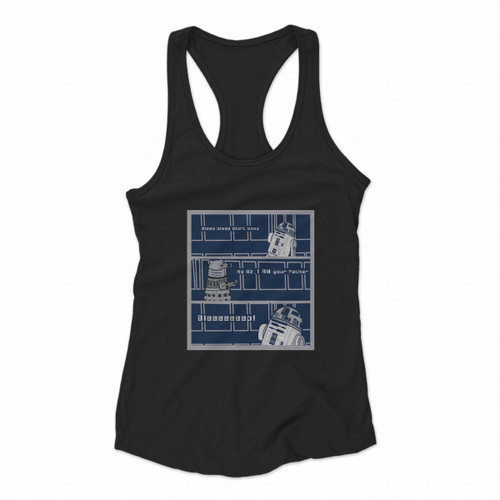 I Am Your Father Robot Droid Star Wars Women Racerback Tank Tops