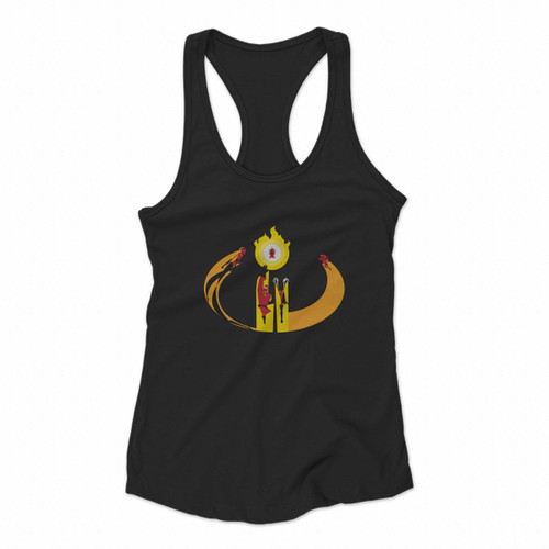 Incredibles 2 Art Women Racerback Tank Tops