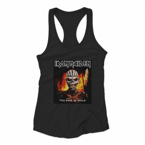 Iron Maiden The Book Od Souls Cover Women Racerback Tank Tops