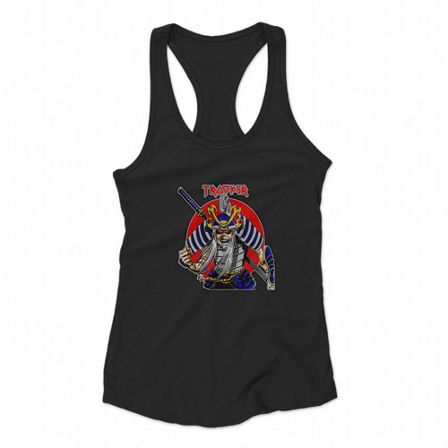 Iron Maiden The Samurai Trooper Women Racerback Tank Tops