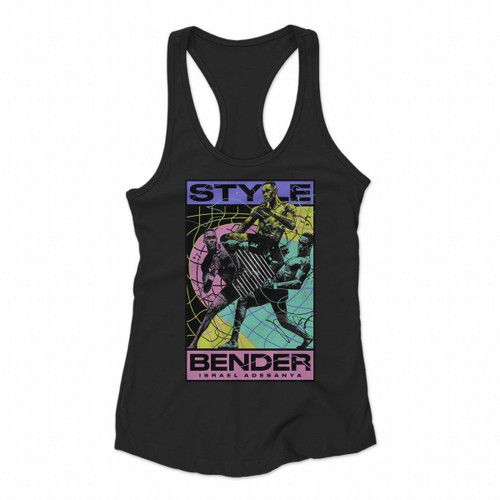 Israel Adesanya Style Bender Team Ufc Women Racerback Tank Tops