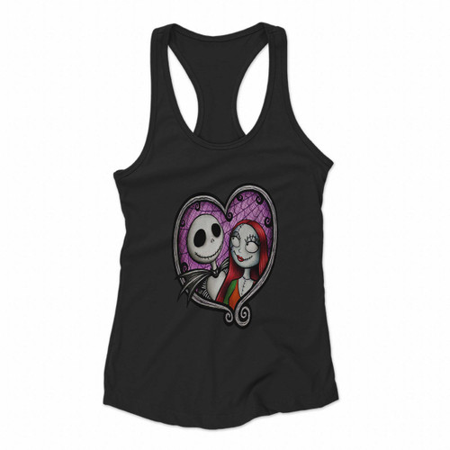 Jack And Sally In Love New Women Racerback Tank Tops