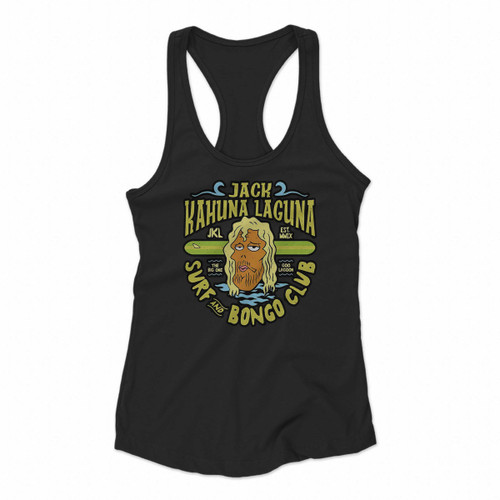 Jack Kahuna Laguna Spongebob Women Racerback Tank Tops