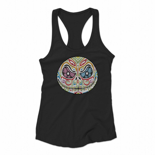 Jack Skellington Sugar Skull Women Racerback Tank Tops