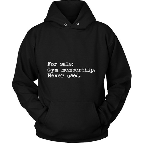 Gym Membership Workout Story Unisex Hoodie