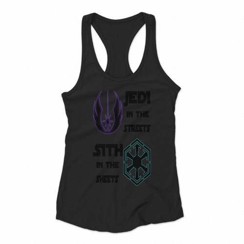 Jedi In The Streets Sith In The Sheets Big Women Racerback Tank Tops