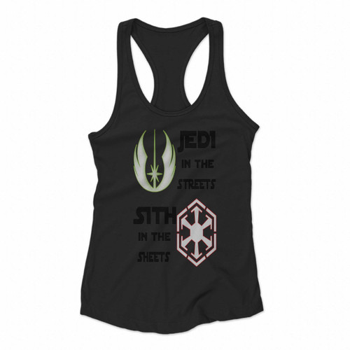 Jedi In The Streets Sith In The Sheets Can Women Racerback Tank Tops
