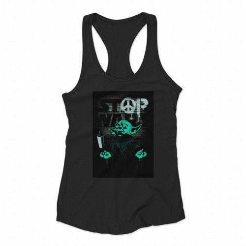 Jedi Star Wars Stop Wars Women Racerback Tank Tops