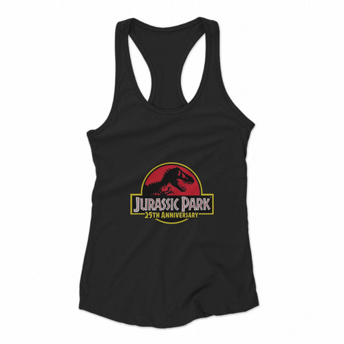 Jurassic World Jurassic Park Anniversary Women Racerback Tank Tops