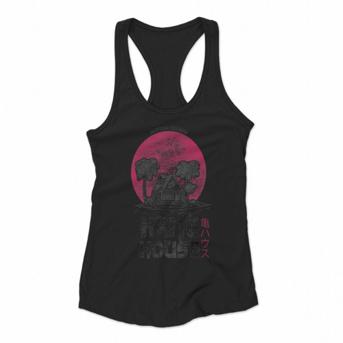 Kame House Of Muten Roshi Dragon Ball Z Super Women Racerback Tank Tops