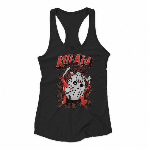 Kill Aid Rotten Strawberry Flavor Women Racerback Tank Tops