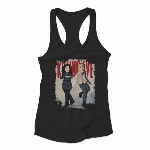 Killing Eve Women Racerback Tank Tops