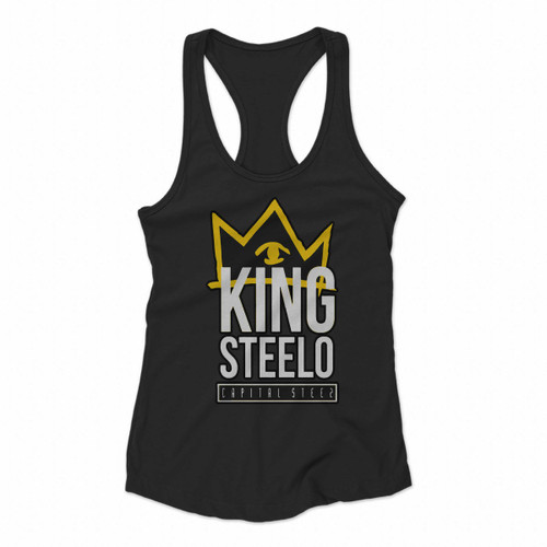 King Steelo Capital Steez Women Racerback Tank Tops