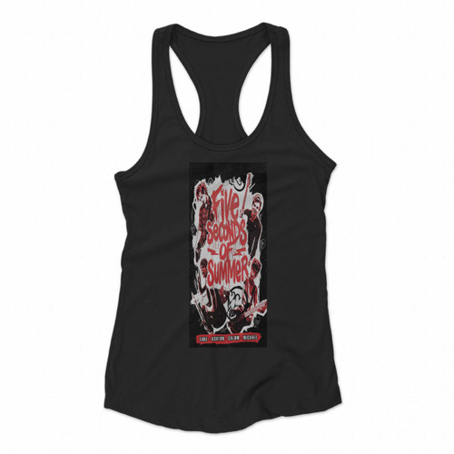 Luke Ashton Calum Michael 5 Sos Women Racerback Tank Tops