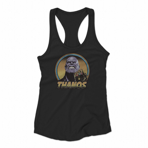 Marvel Avengers Endgame Thanos Women Racerback Tank Tops