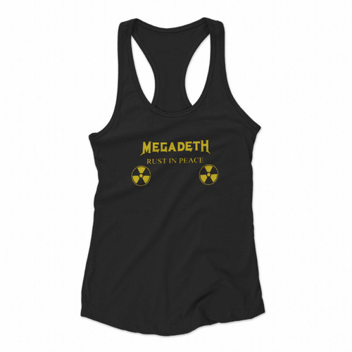 Megadeth Rust In Peace Thrash Speed Women Racerback Tank Tops