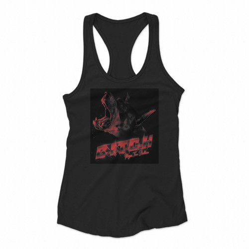 Megan Thee Stallion Bitch Women Racerback Tank Tops