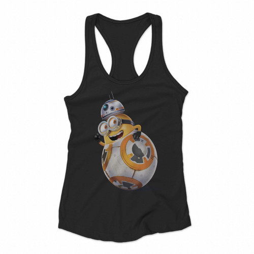 Minion Droid Women Racerback Tank Tops