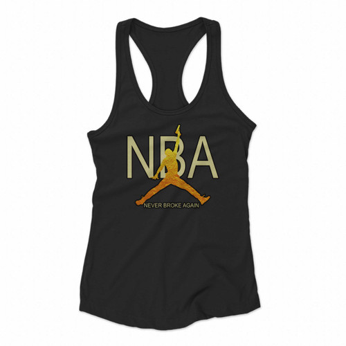 Nba Gold Logoyoungboy Never Broke Again Women Racerback Tank Tops