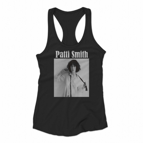 Patti Smith Punk Rock Music Singer Women Racerback Tank Tops