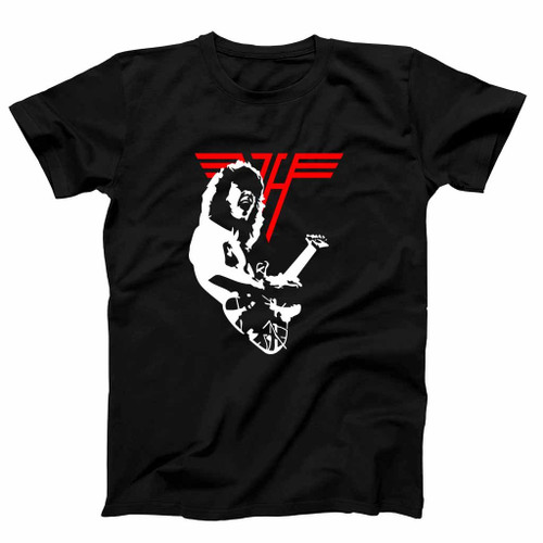 Eddie Halen Silhouette Man's T-Shirt Tee