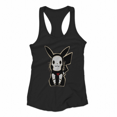 Pikachu Skel Women Racerback Tank Tops