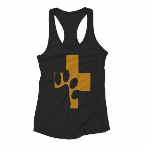 Plus Sign Paw Ed Sheeran Women Racerback Tank Tops