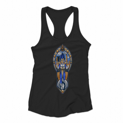 Prince Of All Saiyans Art Women Racerback Tank Tops