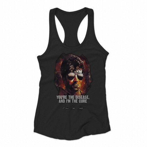 Rambo Cobra Sylvester Stallone Quote Women Racerback Tank Tops