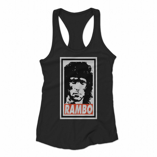 Rambo Cobra Sylvester Stallone The Hope Women Racerback Tank Tops
