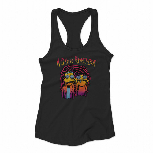 Rick And Morty A Day To Remember Women Racerback Tank Tops