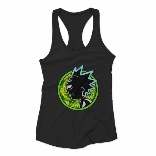 Rick And Morty In Serious Port Women Racerback Tank Tops