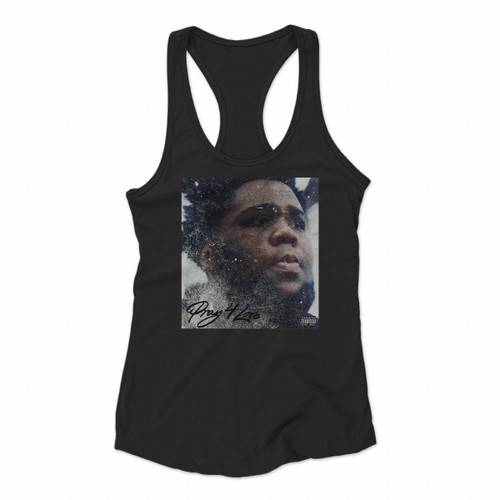 Rod Wave Pray 4 Love Potrait Women Racerback Tank Tops