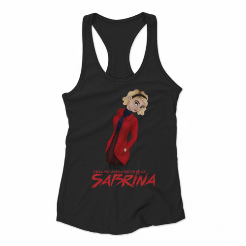 Sabrina The Spellman Chilling Adventures Of Sabrina Logo Women Racerback Tank Tops
