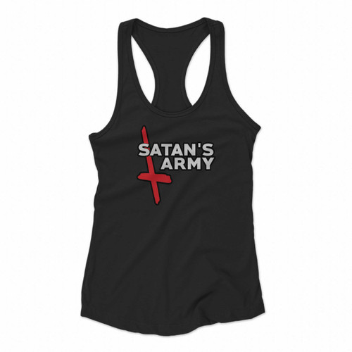 Satans Army Women Racerback Tank Tops