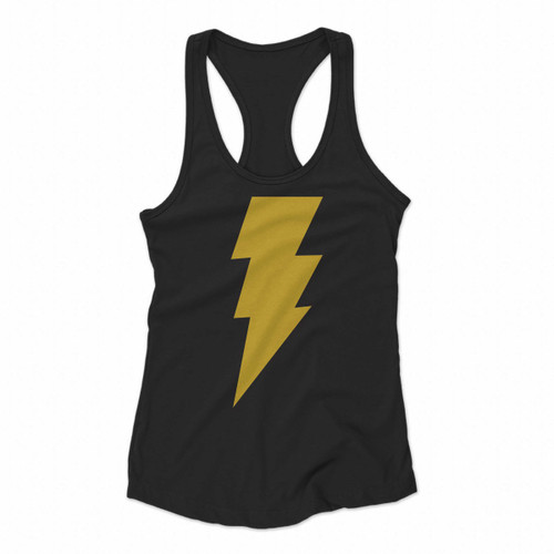 Shazam Light Logo Women Racerback Tank Tops