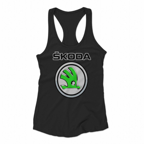 Skoda Logo Women Racerback Tank Tops